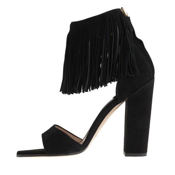 Paul Andrew™ for J.Crew fringe high-heel sandals - Picture 2 of 6
